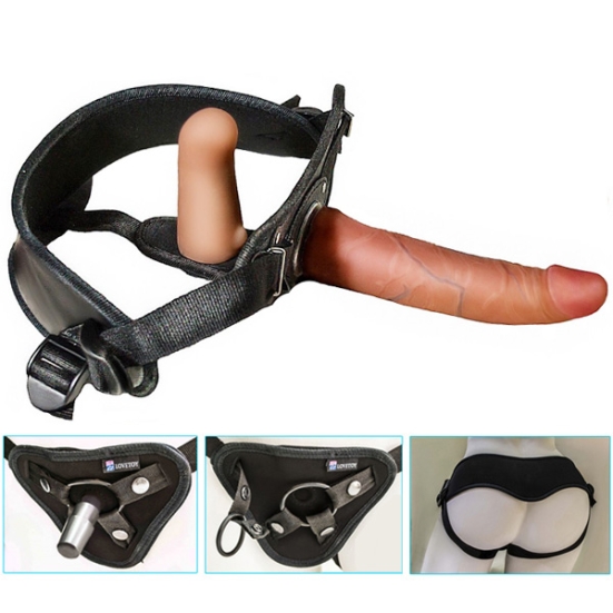 Страпон с 2 насадками Woman Strap 7&quot;