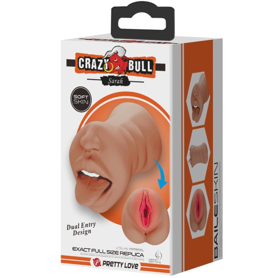 Двусторонний мастурбатор Crazy Bull Sarah