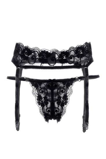 Трусики с поясом для чулок Erolanta Tatyana